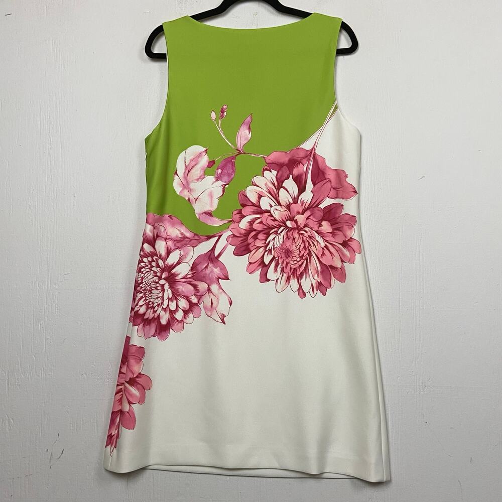 Alex Marie Green, Pink and Cream Floral Sheath Dress - Picture 6 of 12